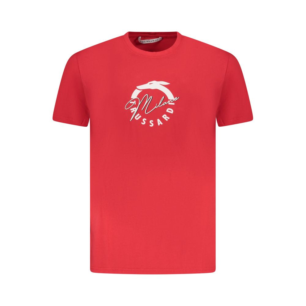 T-shirt Trussardi homme en coton rouge – TR-36632