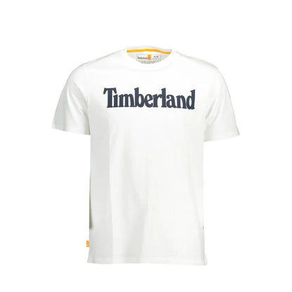 Timberland Bianco Organic Cotton Men's T-Shirt by Timberland