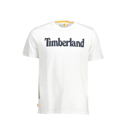 Timberland Bianco Organic Cotton Men's T-Shirt by Timberland