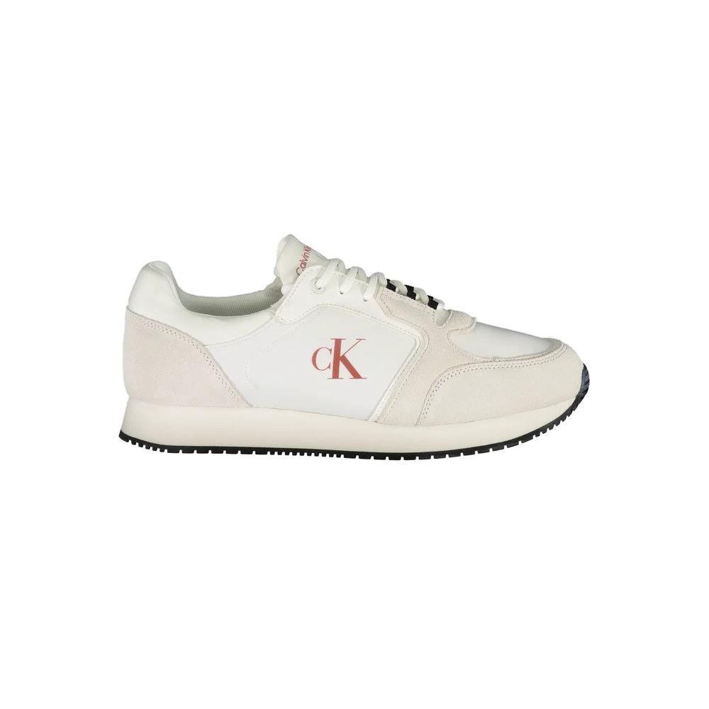 Calvin Klein White Polyurethane Men Sneaker by Calvin Klein