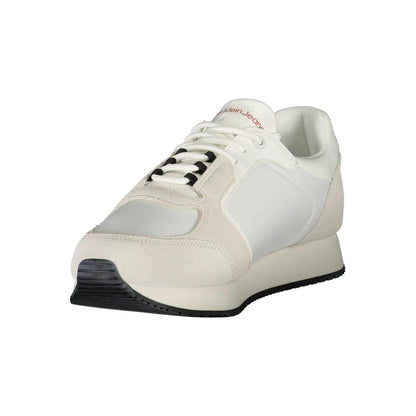 Calvin Klein White Polyurethane Men Sneaker by Calvin Klein