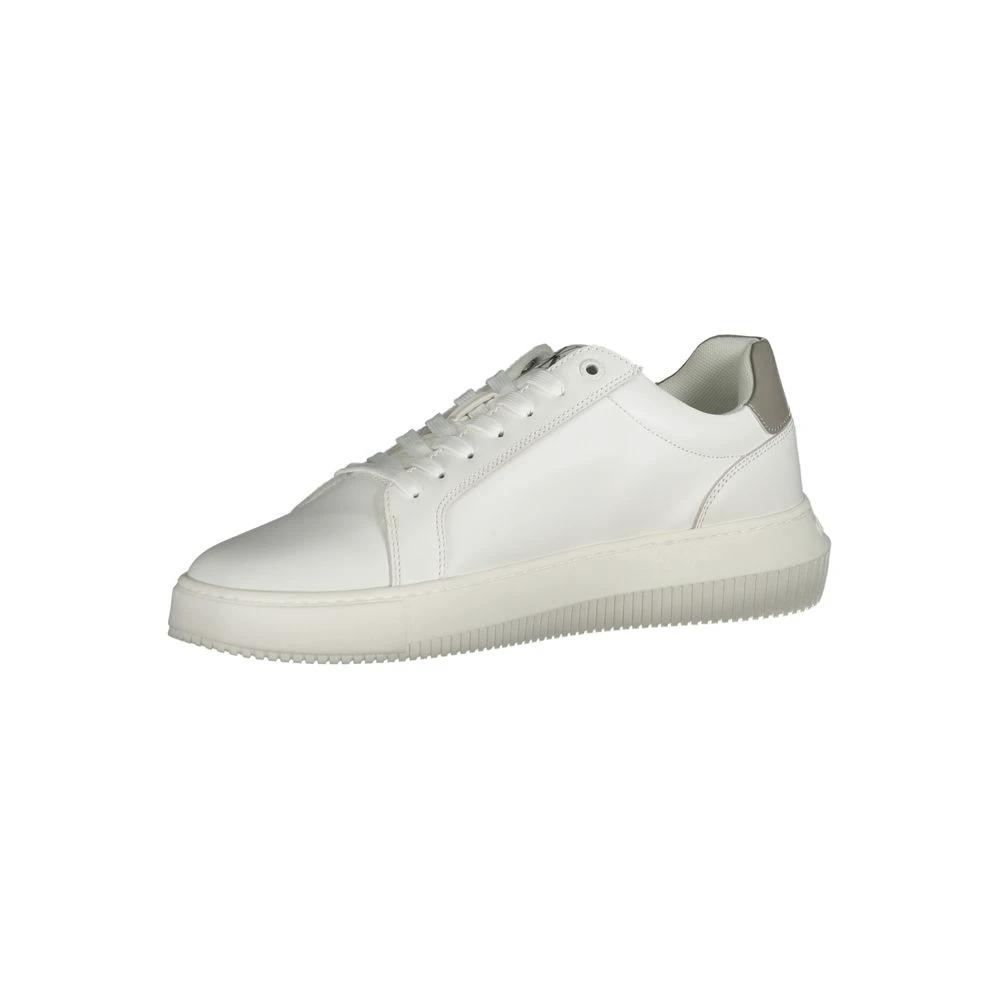 Calvin Klein White Leather Men's Sneaker