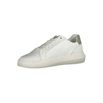 Calvin Klein White Leather Men's Sneaker