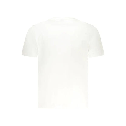 North Sails White Cotton Men T-Shirt by North Sails