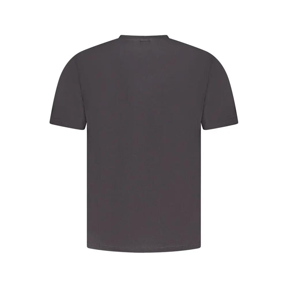 North Sails Black Cotton Men T-Shirt by North Sails