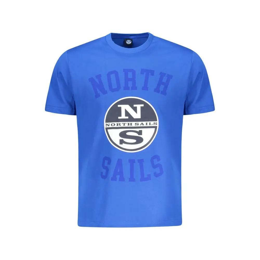 North Sails Blue Cotton Men's T-Shirt by North Sails
