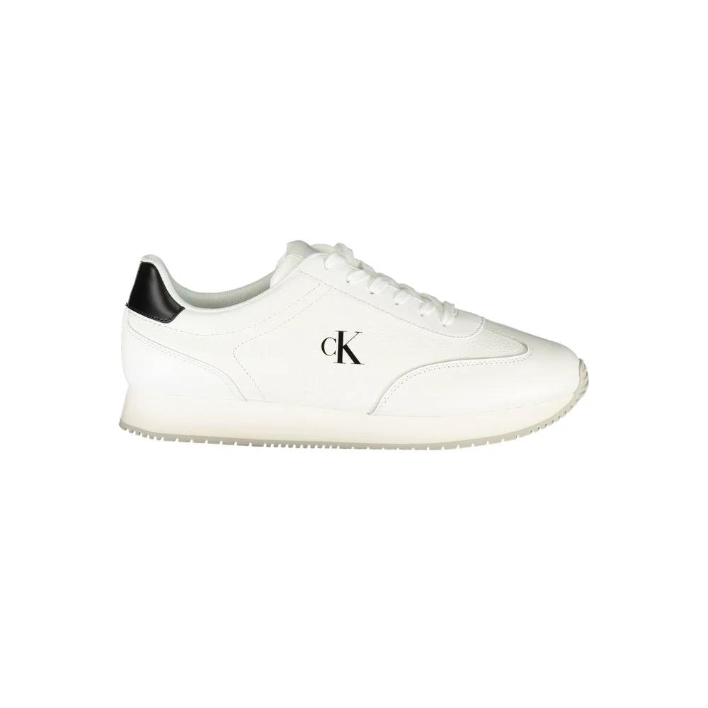 Calvin Klein Bianco Polyurethane Men Sneaker by Calvin Klein