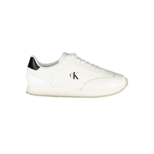Calvin Klein Bianco Polyurethane Men Sneaker