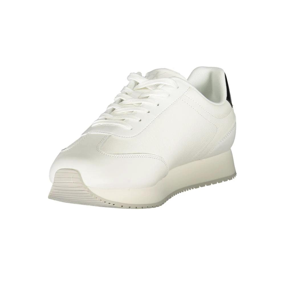 Calvin Klein Bianco Polyurethane Men Sneaker by Calvin Klein