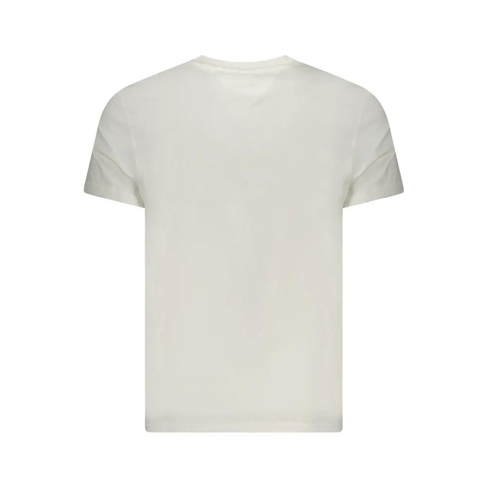 Tommy Hilfiger White Cotton Men's T-Shirt by Tommy Hilfiger