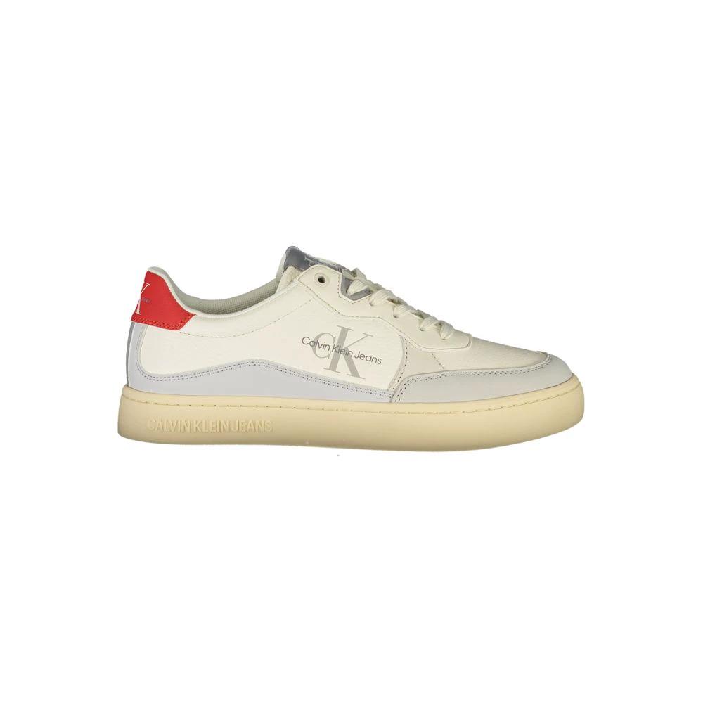 Calvin Klein White Polyurethane Men Sneaker by Calvin Klein