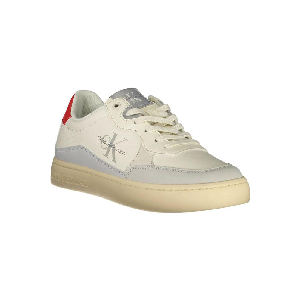 Calvin Klein White Polyurethane Men Sneaker by Calvin Klein