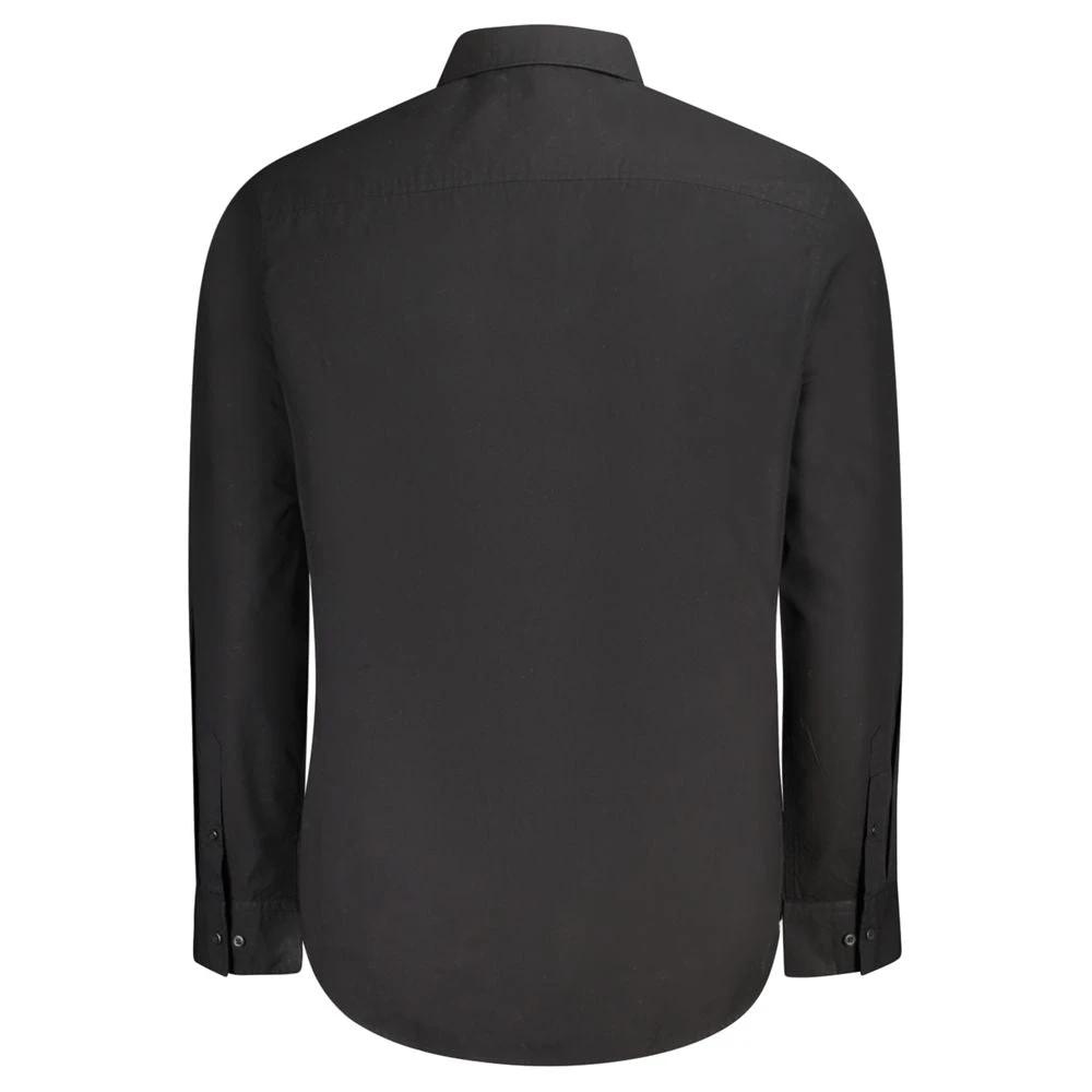 Calvin Klein Black Cotton Men's Shirt by Calvin Klein