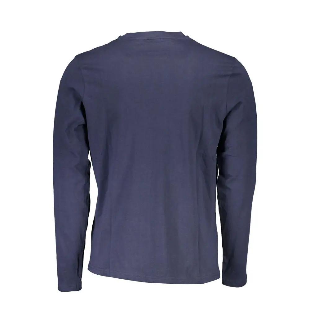North Sails Blu Cotton Men T-Shirt by North Sails