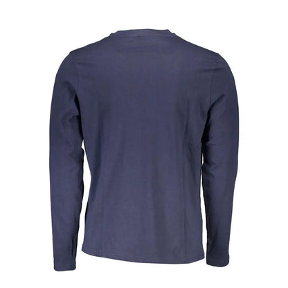 North Sails Blu Cotton Men T-Shirt by North Sails
