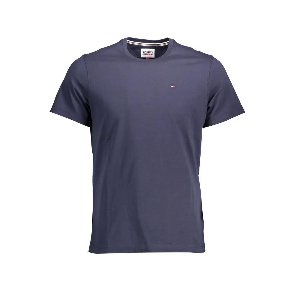 Tommy Hilfiger Blue Organic Cotton Men T-Shirt by Tommy Hilfiger
