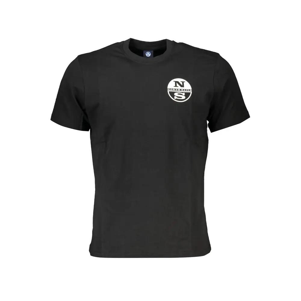 North Sails Black Cotton Men's T-Shirt by North Sails