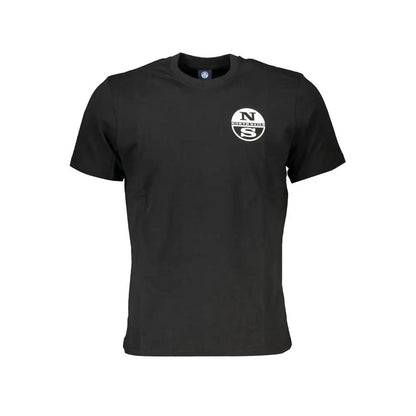 North Sails Black Cotton Men's T-Shirt by North Sails