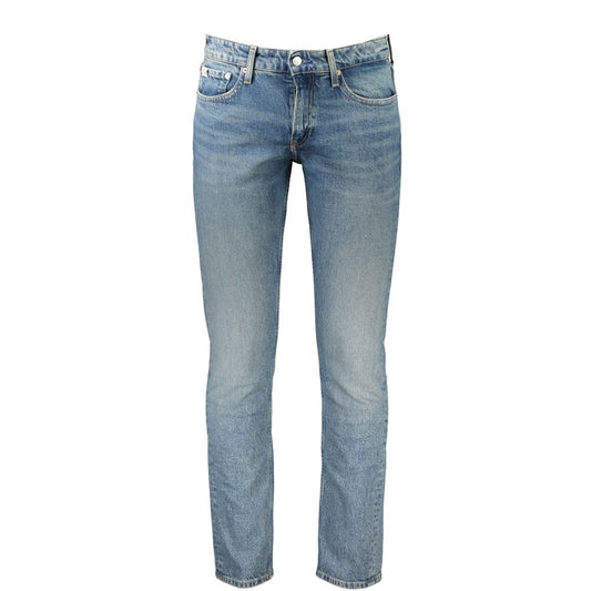 Jean Calvin Klein homme slim en coton bleu – CA-27249