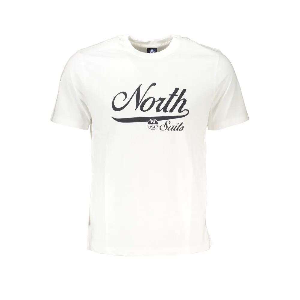 North Sails Bianco Cotton Men T-Shirt by North Sails