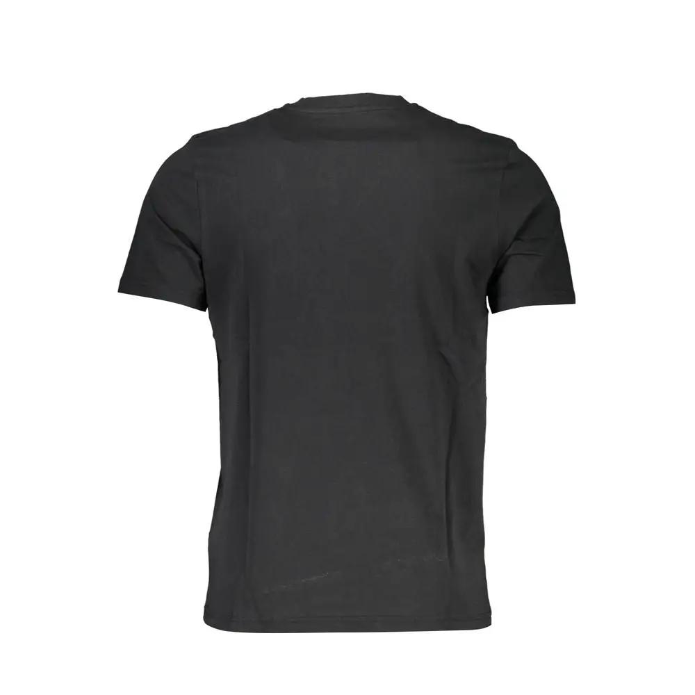 North Sails Black Cotton Men T-Shirt by North Sails