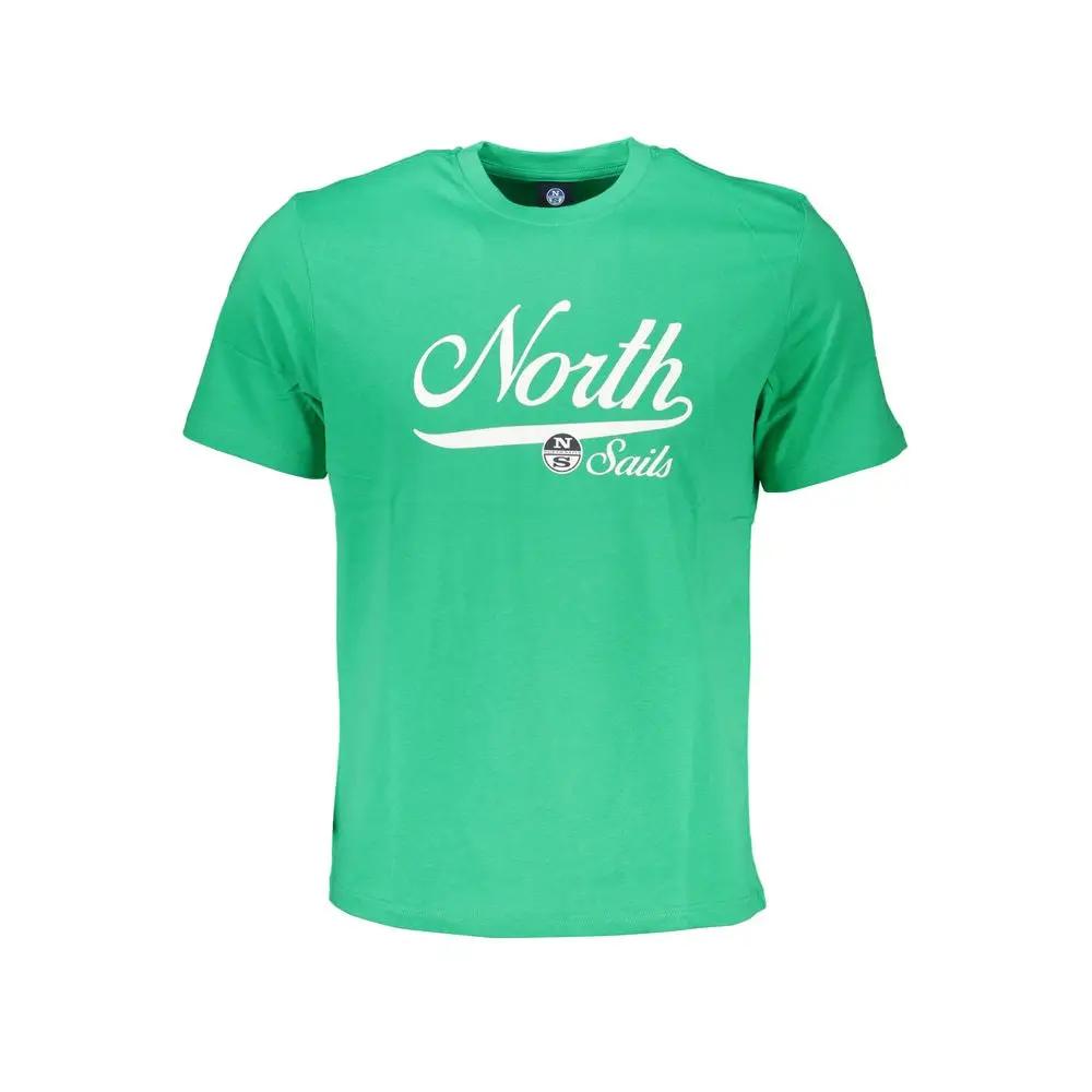 North Sails Verde Cotton Men T-Shirt by North Sails