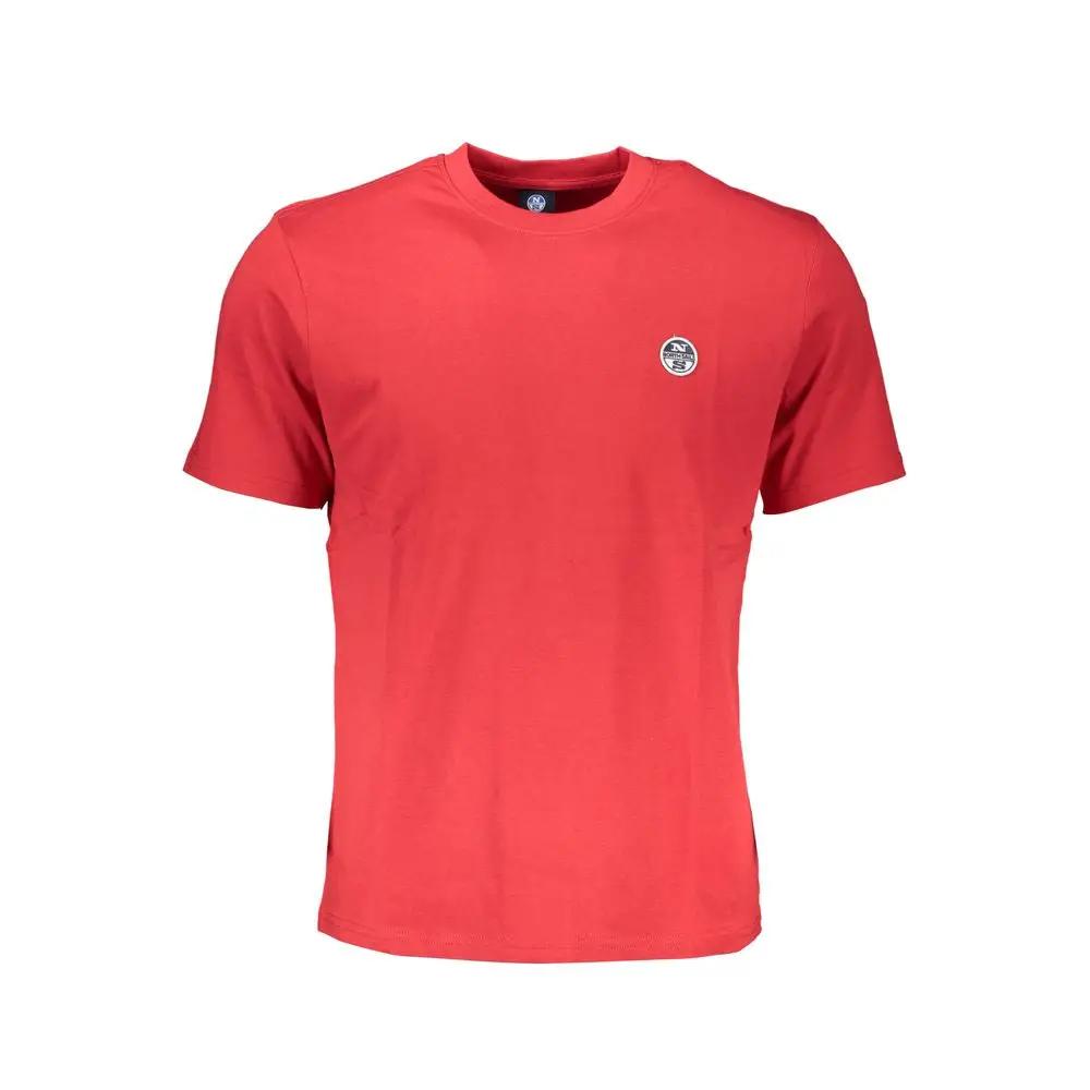 North Sails Rosso Cotton Men T-Shirt by North Sails