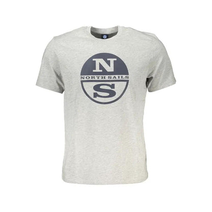 North Sails Grigio Cotton Men's T-Shirt by North Sails