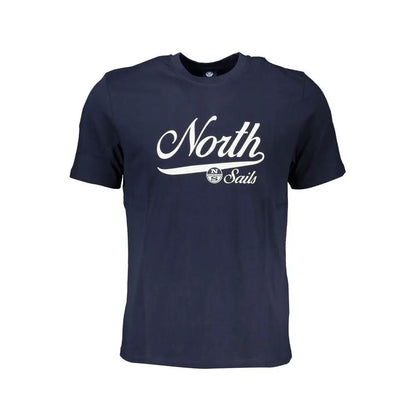 North Sails Blue Cotton Men T-Shirt by North Sails