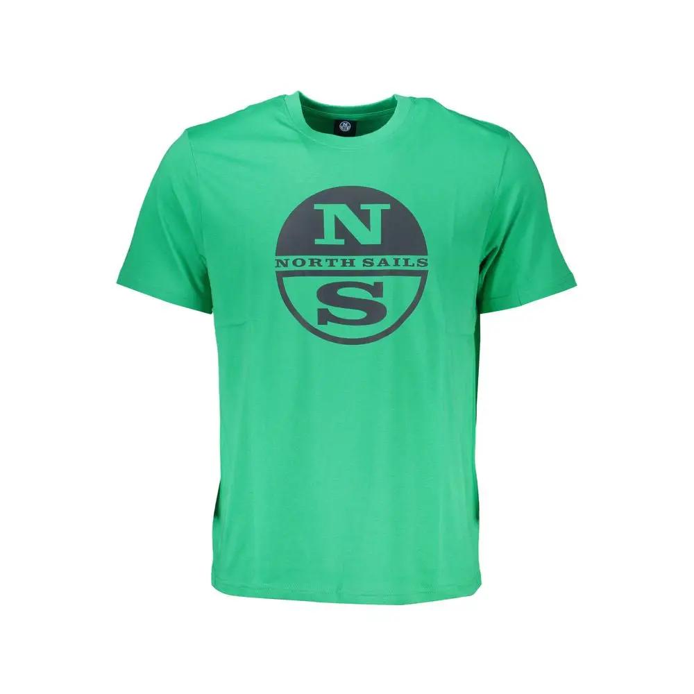 North Sails Verde Cotton Men T-Shirt by North Sails