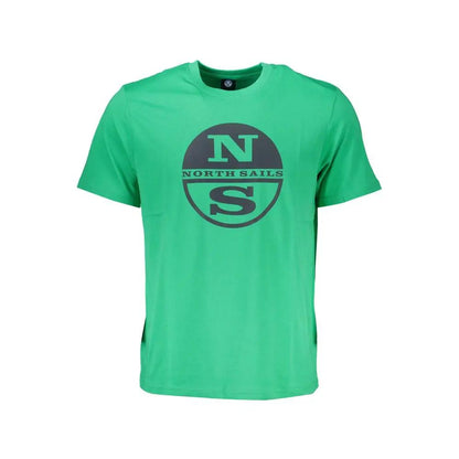 North Sails Verde Cotton Men T-Shirt by North Sails