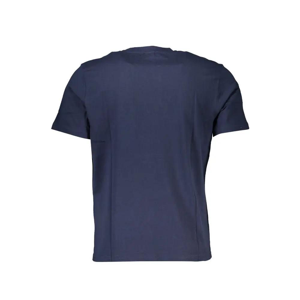 North Sails Blue Cotton Men T-Shirt by North Sails