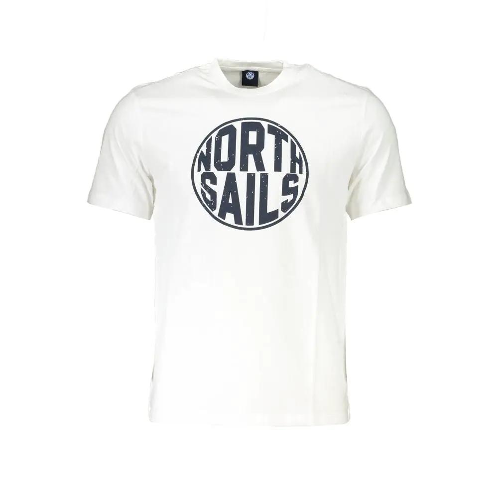 North Sails Bianco Cotton Men T-Shirt by North Sails