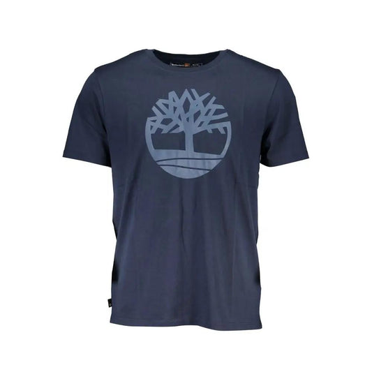 Timberland Blue Organic Cotton Men's T-Shirt by Timberland