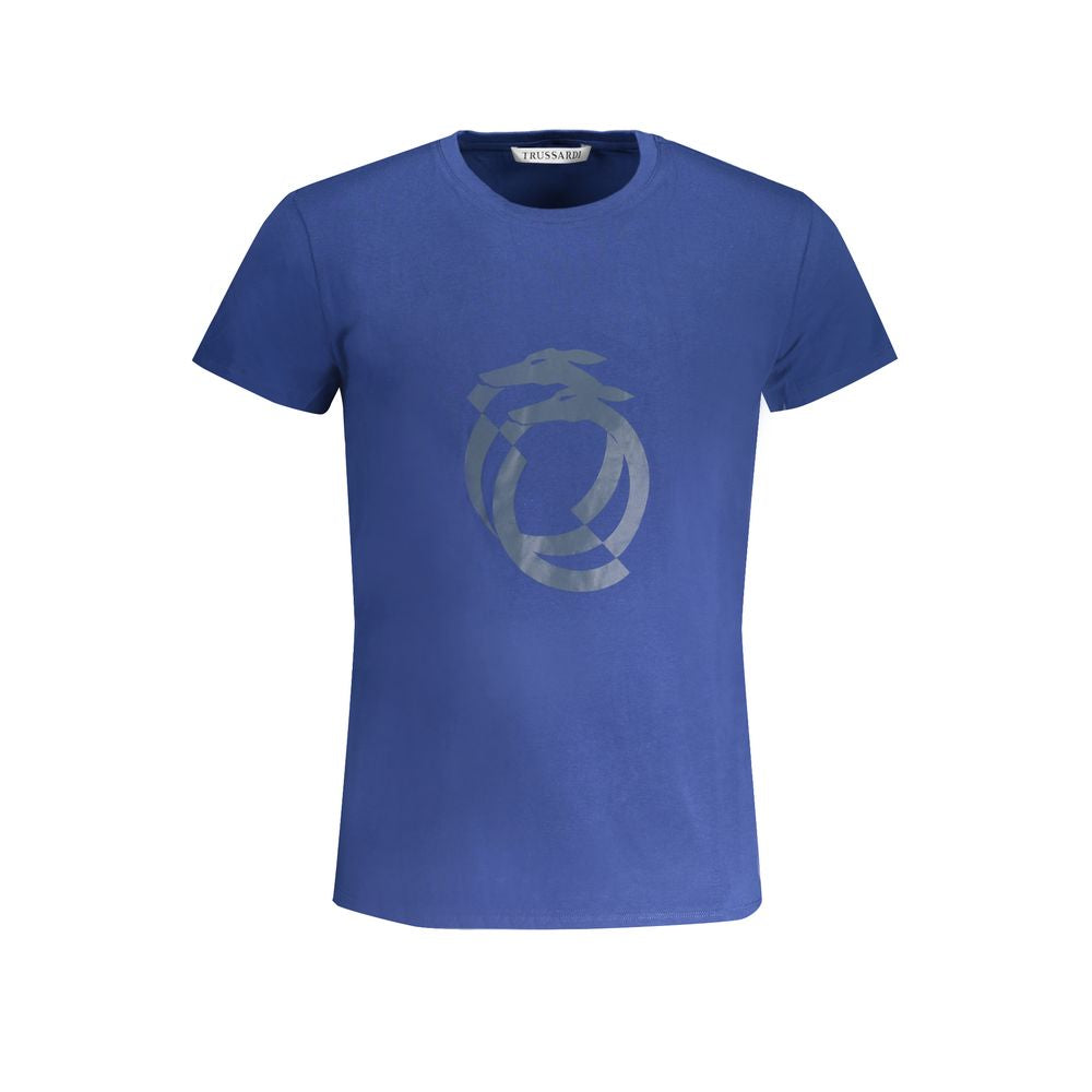 T-shirt Trussardi homme en coton bleu – TR-30147