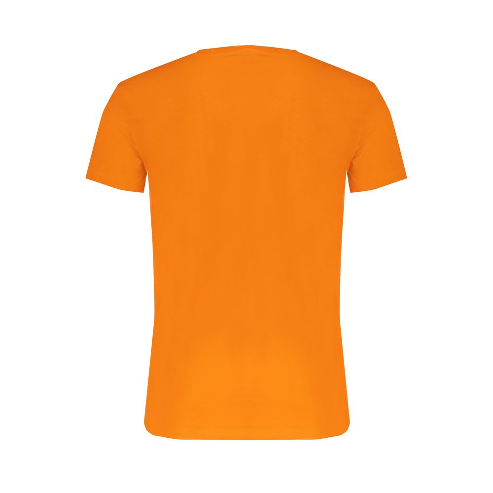 T-shirt da uomo in cotone arancione Trussardi