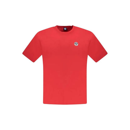 North Sails Rosso Cotton Men T-Shirt by North Sails