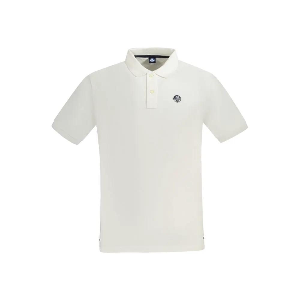 North Sails Bianco Cotton Men Polo by North Sails