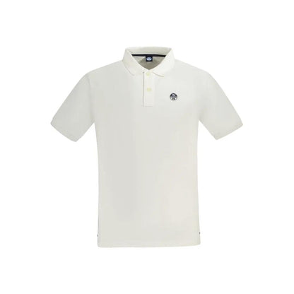 North Sails Bianco Cotton Men Polo by North Sails