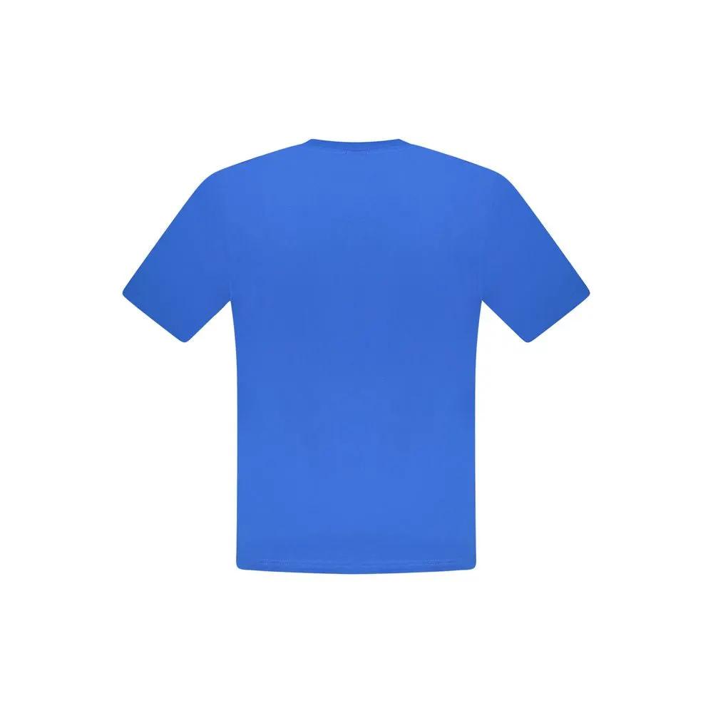 North Sails Blue Cotton Men T-Shirt by North Sails