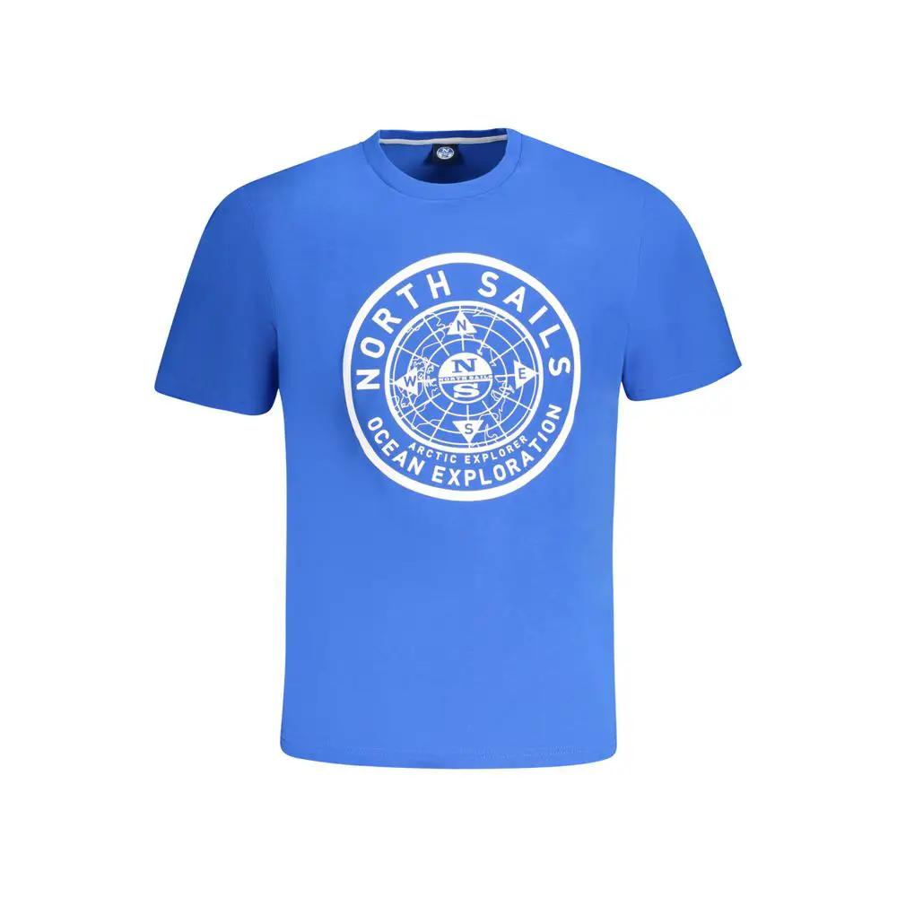 North Sails Blue Cotton Men's T-Shirt by North Sails