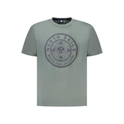 North Sails Verde Cotton Men T-Shirt by North Sails