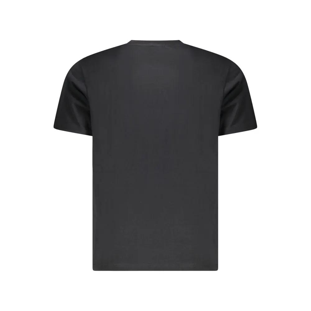 North Sails Black Cotton Men T-Shirt by North Sails