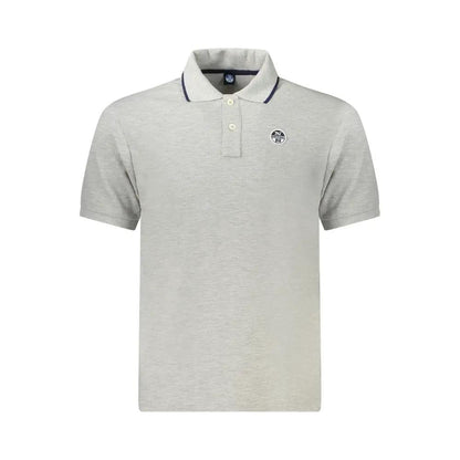North Sails Grigio Cotton Men Polo by North Sails