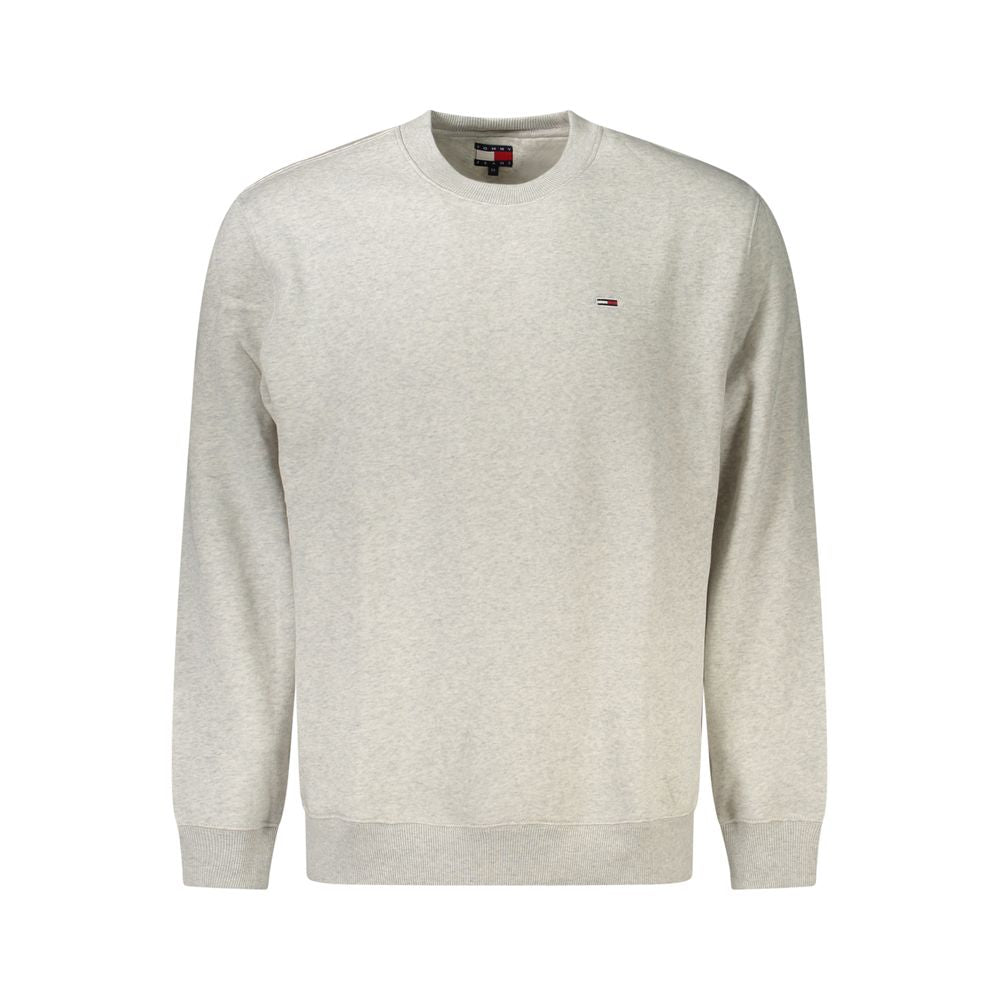 Sweat-shirt Tommy Hilfiger homme col rond en coton gris – TO-34979