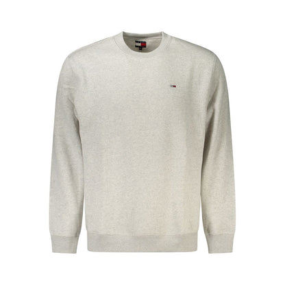 Sweat-shirt Tommy Hilfiger homme col rond en coton gris – TO-34979