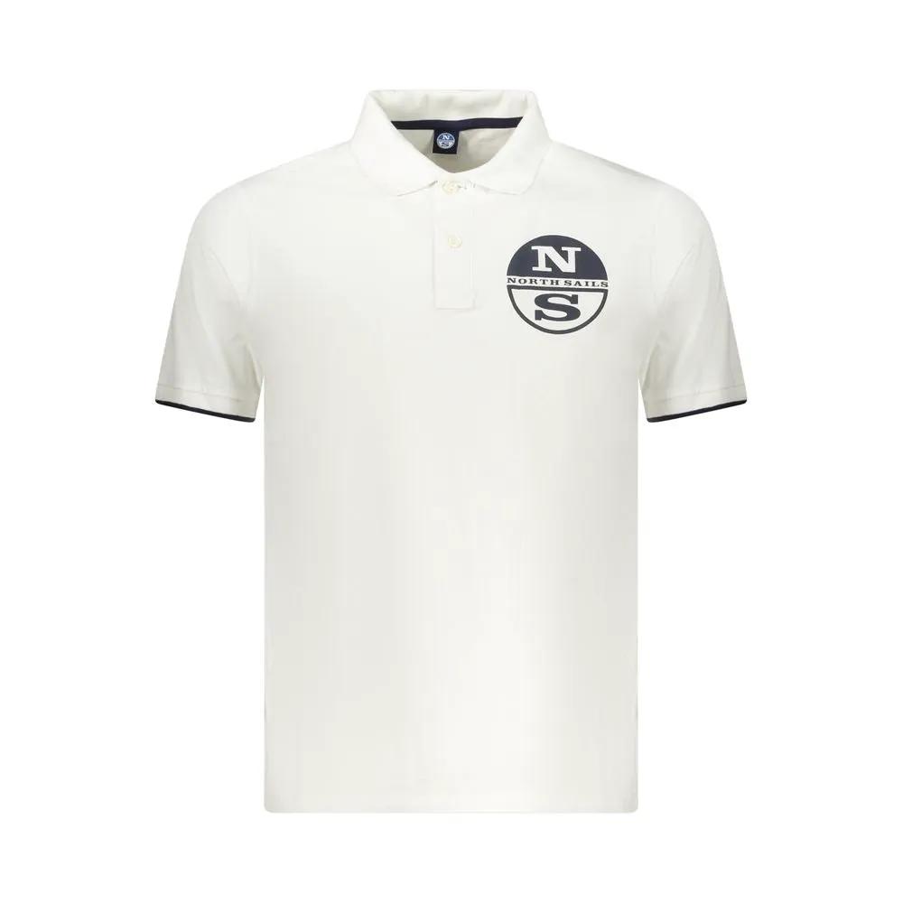 North Sails Bianco Cotton Men Polo by North Sails