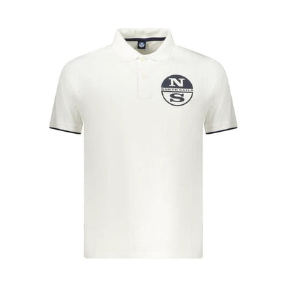 North Sails Bianco Cotton Men Polo by North Sails