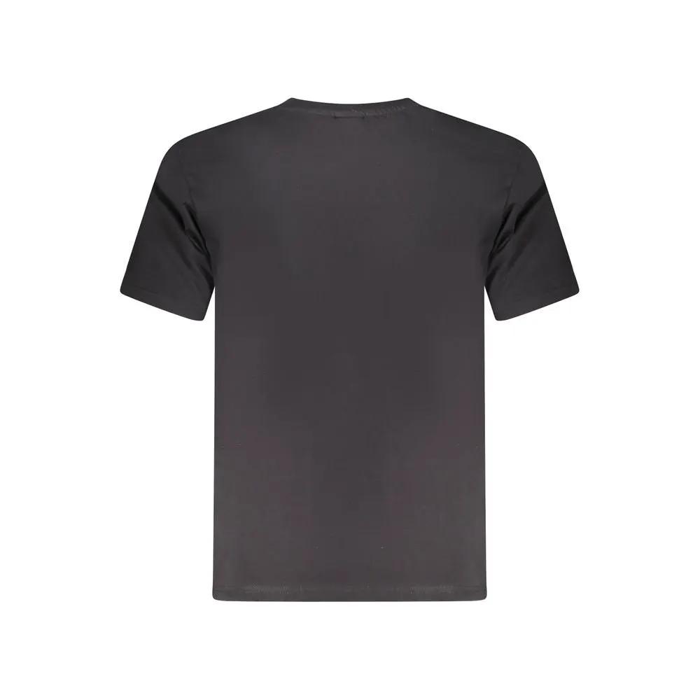 North Sails Black Cotton Men T-Shirt by North Sails