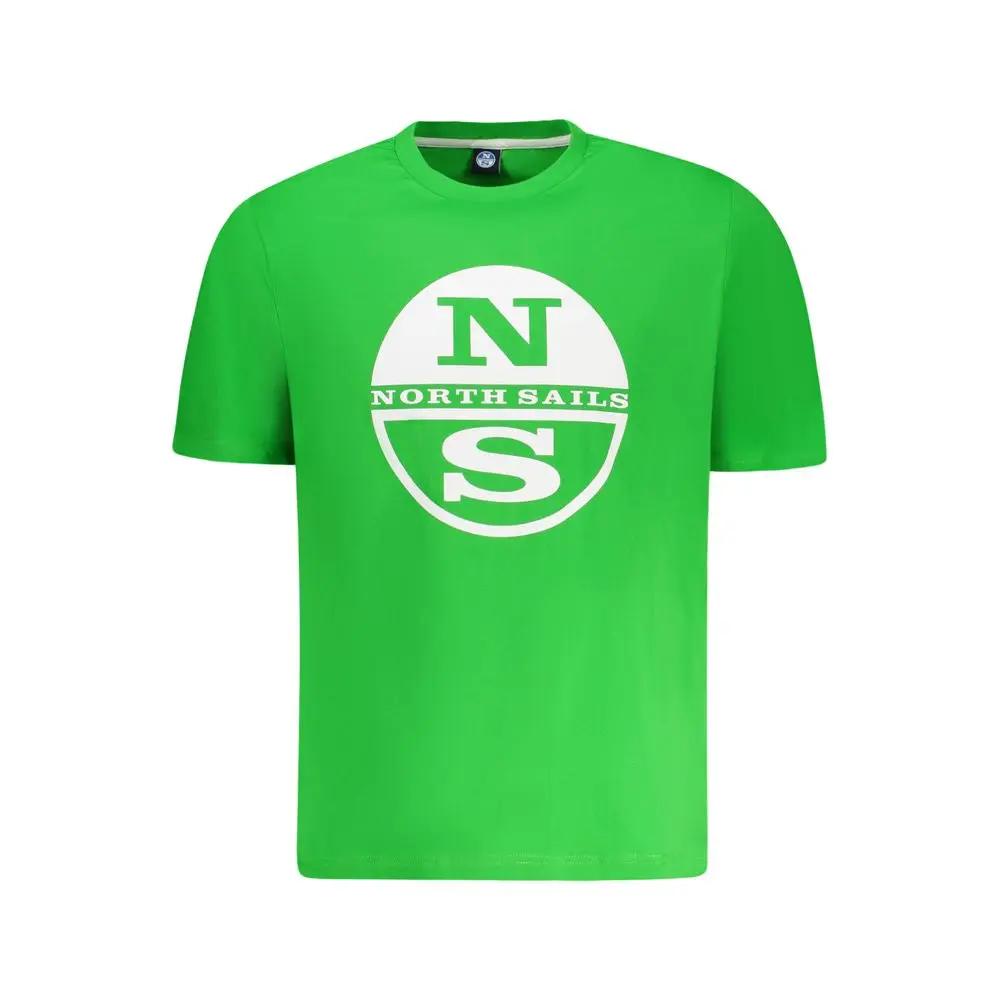 North Sails Verde Cotton Men T-Shirt by North Sails